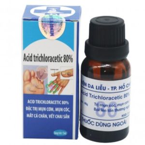 Thuốc trị mụn cóc, mụn cơm, mụn thịt, nốt ruồi Acid Trichloracetic 80% siêu hiệu quả
